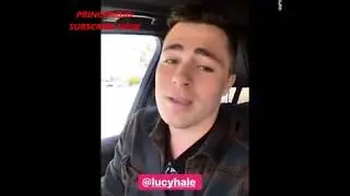 COLTON HAYNES IG STRORIES 2018  SHOWING LOVE FOR LUCY HALE