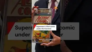 Superman comic book attracts 7.5million dollar price tag at auction.