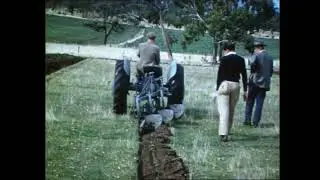 Fergies in the Fields - Rare 1949 Tractor Footage from Tasmania