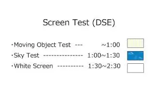 Screen Test (DSE:Dirty screen effect) 1080p 60fps