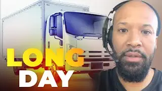 Long day with just 2 deliveries #trucking #boxtruck #localloads #goshare #goals