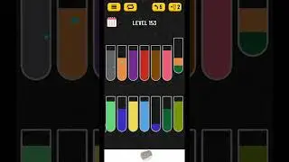 Water Sort Puzzle Level 150 To 156 - Lazy Gaming Life #watersortpuzzle