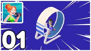 Best fitness machine! - Idle Fitness Tycoon - Gameplay Walkthrough Part 01