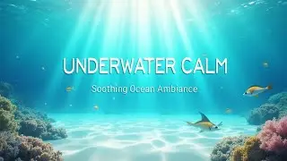 4K Underwater Calm 🌊 | Soothing Ocean Ambience & Crystal Clear Sea Floor for Deep Relaxation