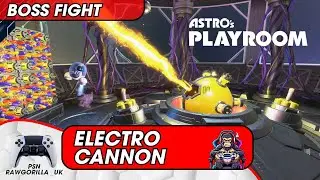 Astro's Playroom - Electro Cannon Boss Fight (No Commentary) No Damage PS5