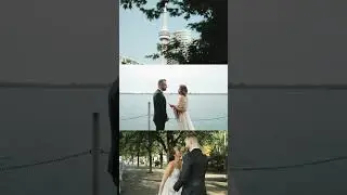 Toronto Wedding First Look Downtown
