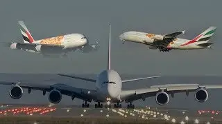 Airbus A380 at Manchester Airport (a music video)
