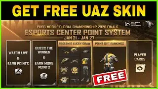 GET PMGC UAZ SKIN, PLANE & PARACHUTE SKIN FOR FREE || PUBG MOBILE PMGC FINAL EVENT
