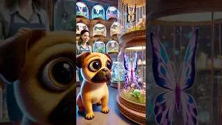 Dog's Magical Gift! Buys GIANT Butterfly to Create a Dream Room for Baby! 🦋🐶#shorts #cute #dog