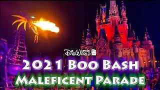 Disney Boo Bash Parade | Maleficent Fire-Breathing Dragon | Disney Halloween After Hours Party