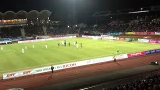 ETG-OM 2-0 coup franc de Dja Dj&eacute;dj&eacute;