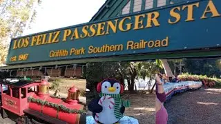 Train Ride 🚂 at Griffith Park, Los Angeles California.