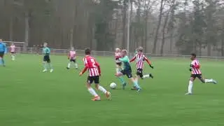 PSV O13 vs Excelsior O13 - 12 jarig voetbaltalent - Mika Luijendijk