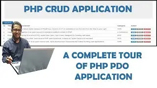 How to make a CRUD application using PHP PDO - Introduction Part-1