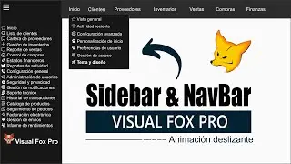 Clase Menu Sidebar & NavBar Estilo WEB para Visual FoxPro