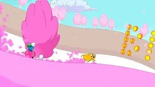 Ski Safari Adventure Time геймплей (gameplay) iOS