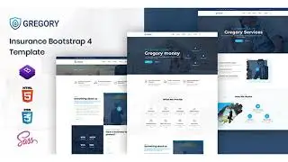 Gregory - Insurance / Agency Bootstrap 4 Template | Themeforest Website Templates and Themes