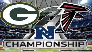 Madden 17  - NFC Championship - Green Bay Packers vs Atlanta Falcons - Full Game Simulation