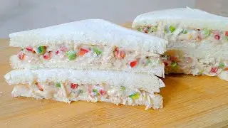 White Sauce Sandwich By Tasty Food With Maria | Chicken Sandwich