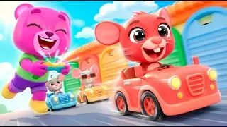 Hickory Dickory Dock Transportation | Vehicles for Kids | GummyMoo Nursery Rhymes