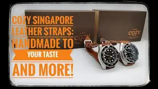Cozy Singapore leather straps: Handmade to your taste and more! #cozyhandmade