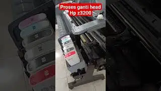 proses ganti head z3200#mesin #print #service #shortsvideo #cetakfoto #hpsupport #viralreels