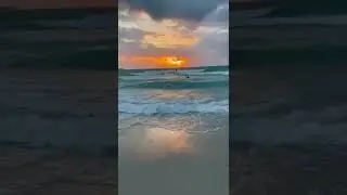 focus on the reflection in the sand #meditation #sunrise