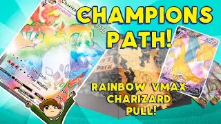 Pulled a RAINBOW VMAX CHARIZARD🌈!