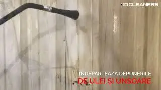 Curățare Pereți &icirc;n Hale &bull; Aparat de Curățat cu Abur Uscat Menikini Steam Master &bull; HD Cleaners