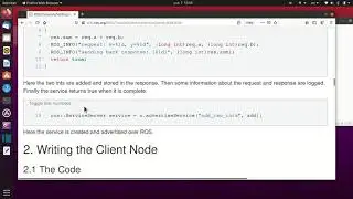 ROS Tutorial 14 - Build and run Server and Client nodes (cpp)