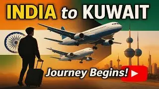 Delhi to Kuwait Flight Vlog | Jazeera Airways Full Journey & Travel Experience