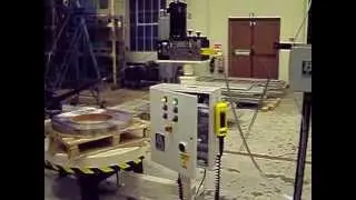 Combined Pallet Uncoiler and Straightener