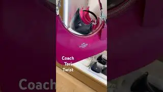COACH TERI TWIST SHOULDER BAG TWISTED TERI DRAGONFRUIT #coach #coachbag #coachoutlet
