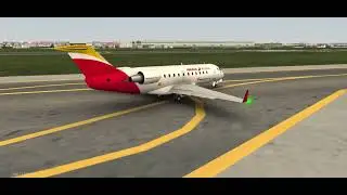 Iberia Regional CRJ-700 services and departure from Prague ✈️✈️ World of Airports 