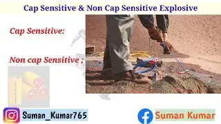 Explosive used in opencast |Cap & NonCap sensitive Explosive |Booster charge |By Mining Mantra