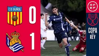 Resumen | Copa del Rey | CD Buñol 0–1 Real Sociedad de Fútbol | Primera Eliminatoria