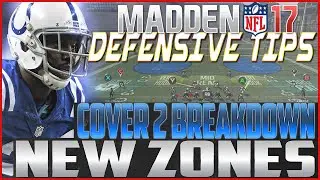 Madden NFL 17 Defensive Tips: Cover 2 | NEW ZONES BREAKDOWN!