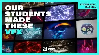 2025 Student VFX Reel | Training FX Artists for Games and Animation