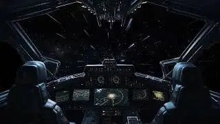 Travel into the Galaxies on the Quickly Spaceship | ASMR Celestial Sounds