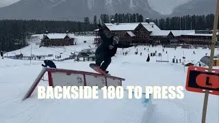 Practicing Backside 180 Switch NosePress