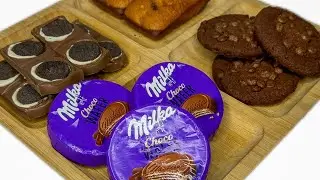 Filling platter with milka sweets 🍫 | Satisfying 🤤