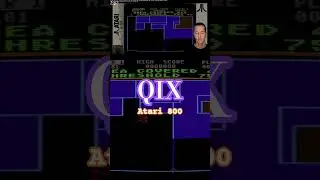Qix on Atari Home Computers! #qix #atari #atari800 #videogames #computergames #arcadegames