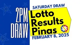 Lotto Results Pinas Today (2D at 3D Swertres) | Saturday 2PM February 8, 2025