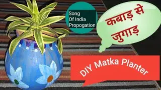 Matki Planter || Song of India Propogation || DIY Matka Planter || Kabaad Se Jugaad