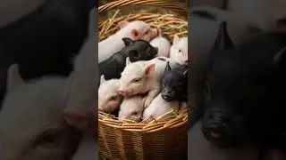 Adorable Little Piglets 🐷💖 | Cutest Farm Babies Ever!