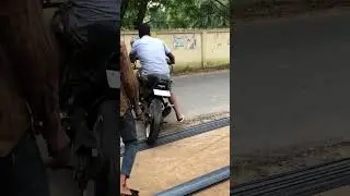wheile bar setup success stunt bike #bike #bikestuntsworldwide #bikebike #stunt #stuntworld