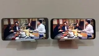 LG G6 vs Samsung Galaxy S8 LINE TV播放全螢幕影片