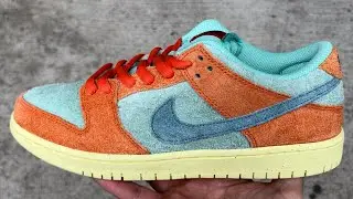 Nike SB Dunk Low Pro Orange Emerald Rise Shoes