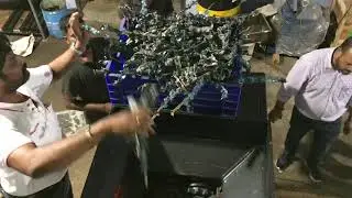 Copper Shredding Machine , Copper Shredder , Aluminum Radiator Shredder , Shredding Scrap Radiator