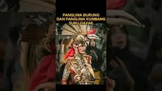 The Bird Commander and the Beetle Commander, Legendary Figures of the Dayak Tribe #shorts